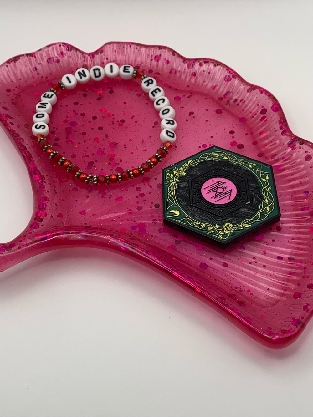 Acardian Bloom Resin Trinket Tray